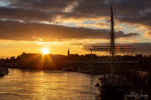 Maillé Brezé en contre jour