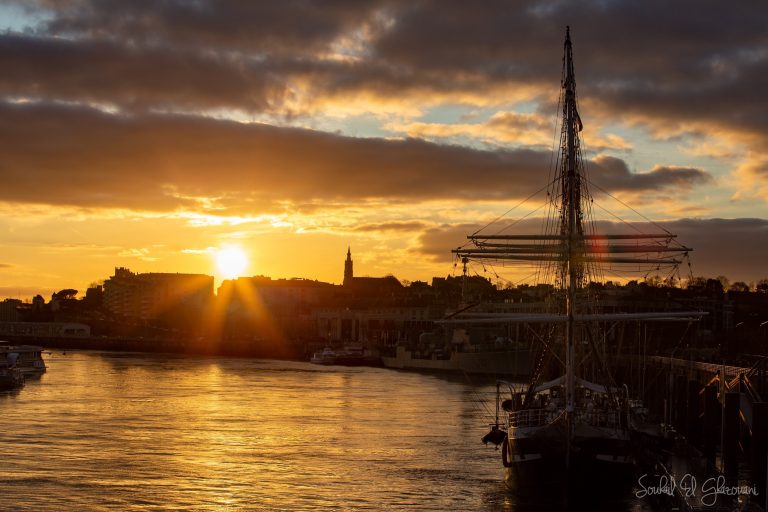 Maillé Brezé en contre jour