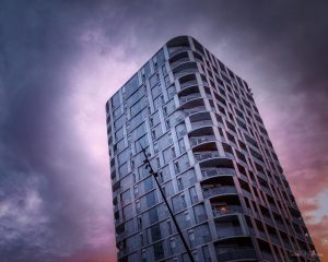 Gros plan Immeuble moderne